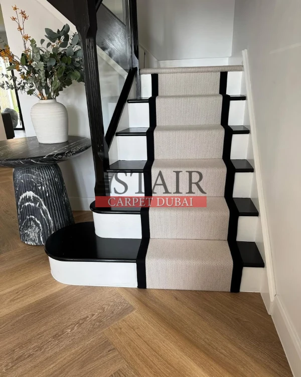 Anti-Slip Stair Runner Installation in Jumeirah Village Circle