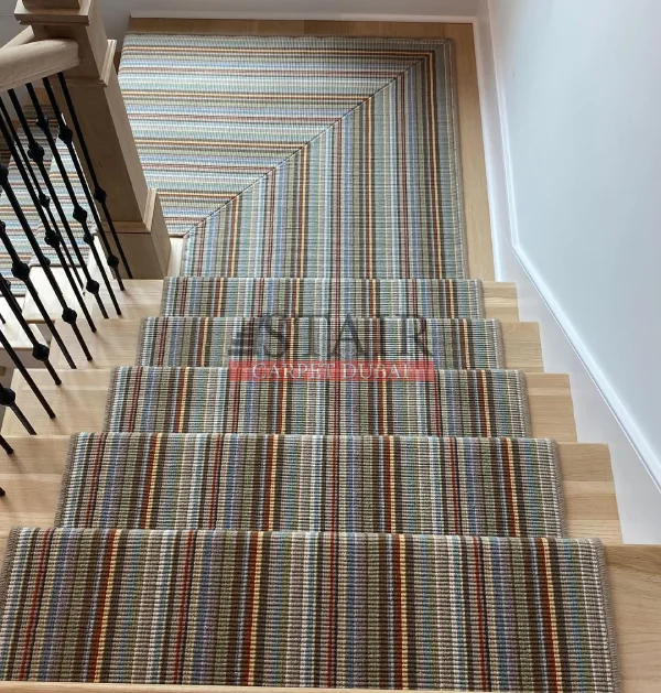 Book a professionals For Your Stripped Stair Runner Installation in Khalifa City Apartment
