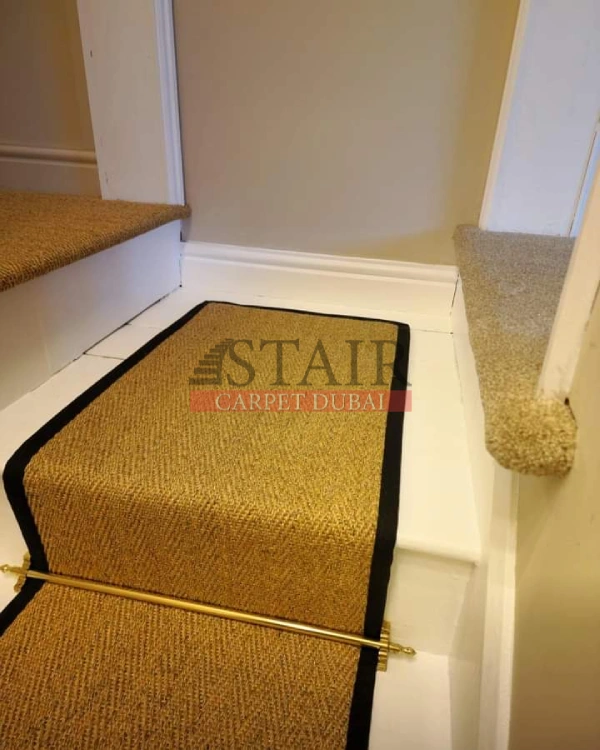Get the best service of Sisal Carpet Installation For Stairs In a Hotel in Business Bay
