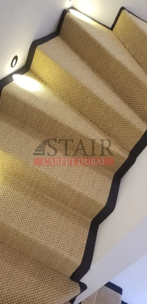 Anti-Slip Stair Runner Installation in Creek Harbour Dubai