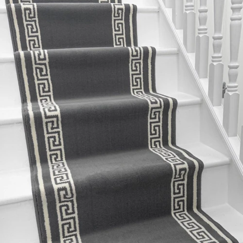 Key Gray Stair Runner