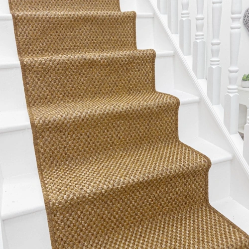 Remix Burnt Umber Stair Runner