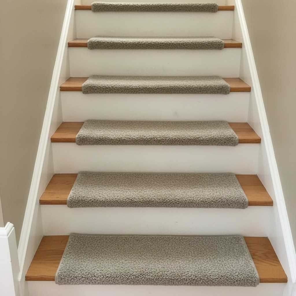 wool thread stair carpet