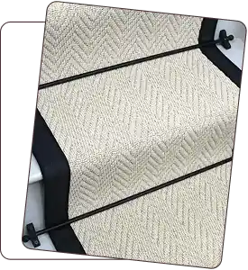 Herringbone Stair carpet