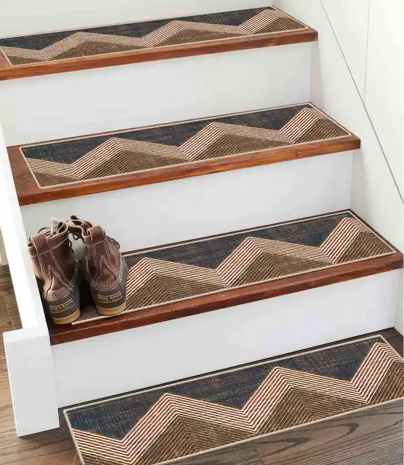 Patterned Polyester Stair Carpet usa