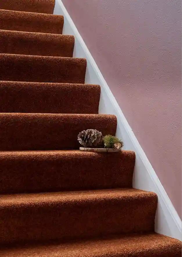 Twist Pile Polyester Stair Carpet