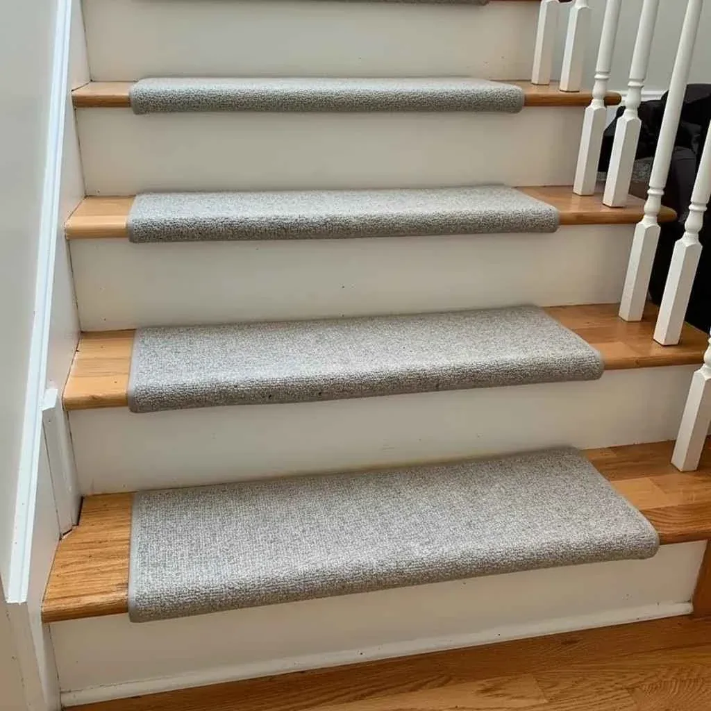 wool tread stair carpet